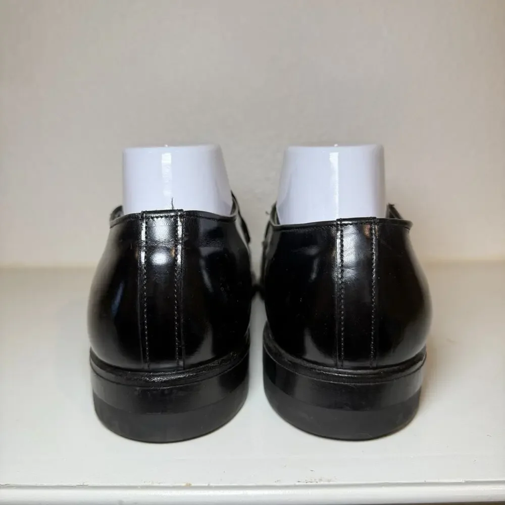 Weyenberg Massagic Men's Black Leather Slip-On Dress Loafers 7.5D Air Cushion